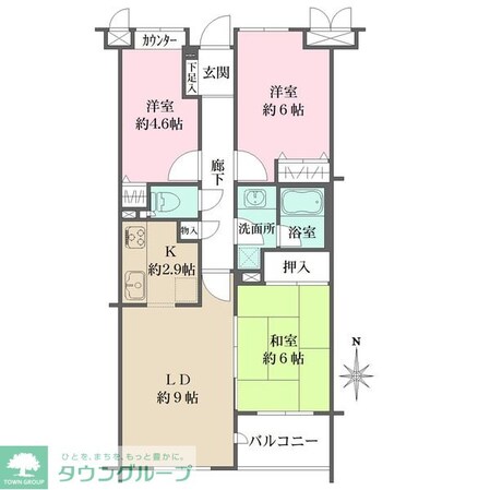 井草パークハウスの物件間取画像